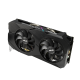 Dual series of GeForce RTX 2060 EVO graphics card, hero shot from the front