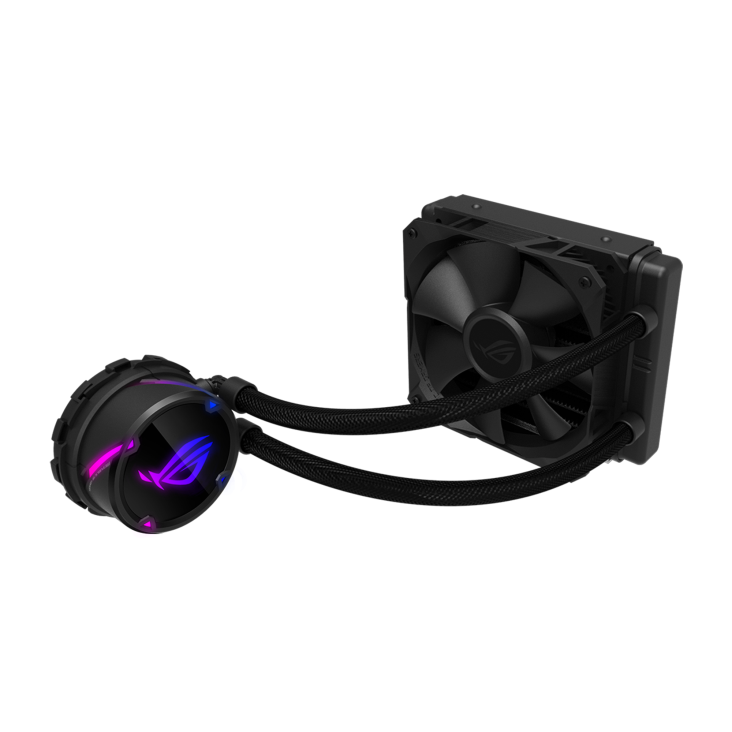 ROG STRIX LC 120 angled view from right