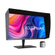 ProArt Display PA32UCG-K, front view, tilted 45 degrees