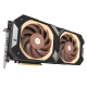 ASUS NOCTUA GeForce RTX 4080 graphics card  hero shot from the front side 1