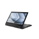 An angled front view of an ASUS ExpertBook B2 Flip in stand mode.