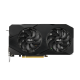 Dual series of GeForce RTX 2060 EVO OC Edition graphics card, front view 