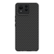 A carbon fiber RhinoShield SolidSuit Case (standard) with Zenfone 11 Ultra angled view from front