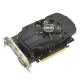 ASUS Phoenix GeForce GTX 1650 4GB EVO graphics card, front angled view