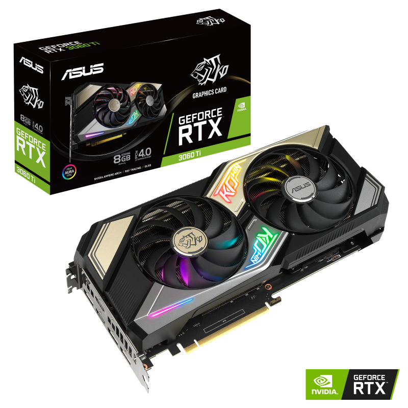 ASUS KO GeForce RTX 3060 Ti 8GB GDDR6 | Graphics Cards