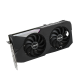 Dual GeForce RTX 3060 Ti OC Edition graphics card, hero shot from the front
