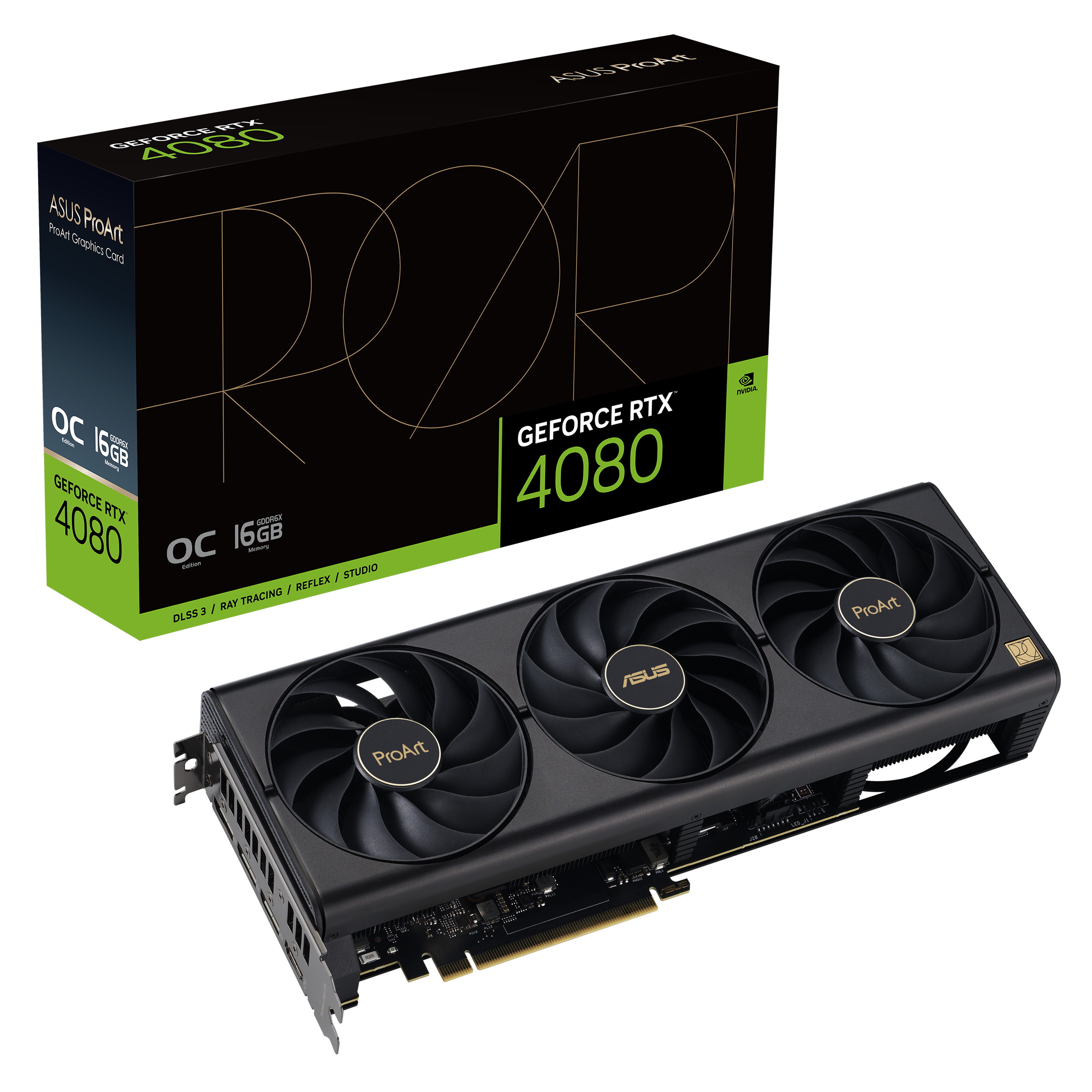 ASUS ProArt GeForce RTX 4080 16GB OC グラフィックスカード-