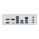 PRIME B850M-A I/O ports closeup