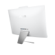 A rear right 45-degree angle view of the white ASUS M3402WFA