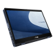 An angled front view of an ASUS ExpertBook B3 Flip in tablet mode.
