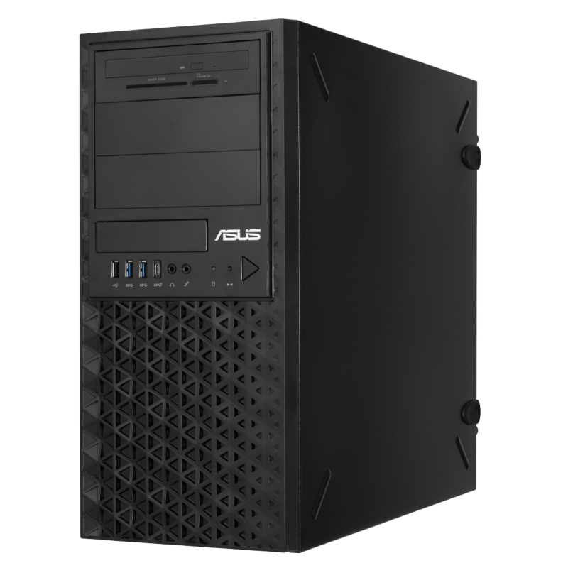 ExpertCenter E500 G9 workstation, left side view
