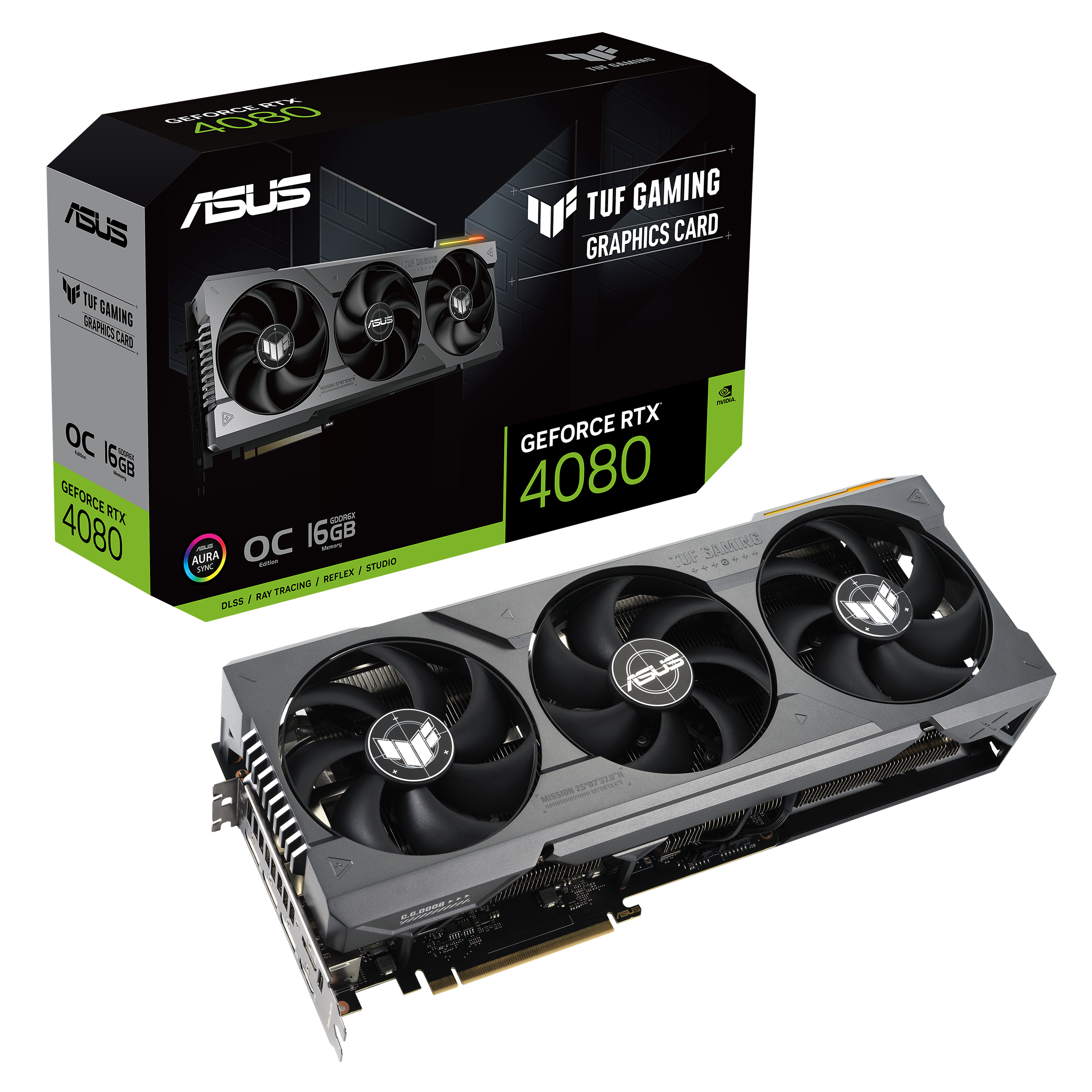 中古美品ASUS TUF Gaming RTX 4080 Super ASUS TUF Gaming GeForce RTX™ 4080 SUPER 16GB GDDR6X OC