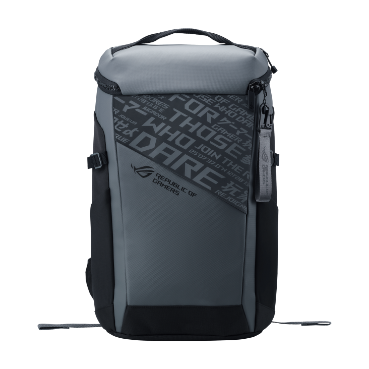 ROG Ranger BP2701 Gaming Backpack-Cybertext Edition_Front side of the Ranger BP2701 Gaming Backpack-Cybertext Edition