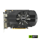 ASUS Phoenix GeForce GTX 1650 OC 4GB EVO graphics card with NVIDIA logo, front view