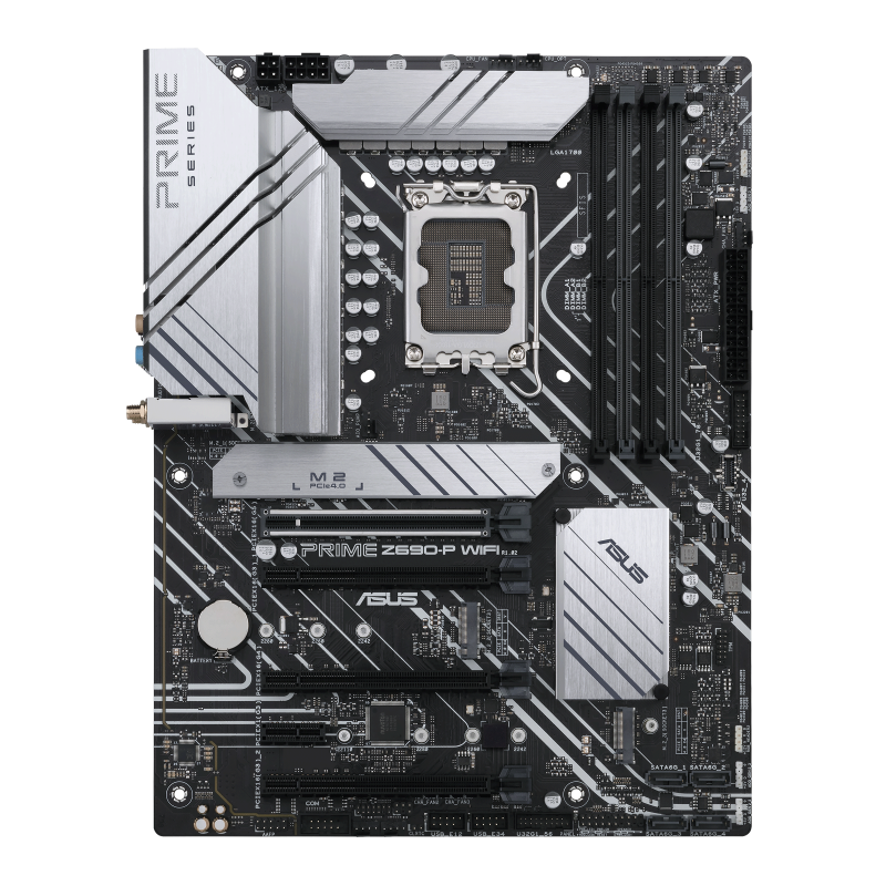 PRIME Z690-P WIFI-CSM motherboard, front view 