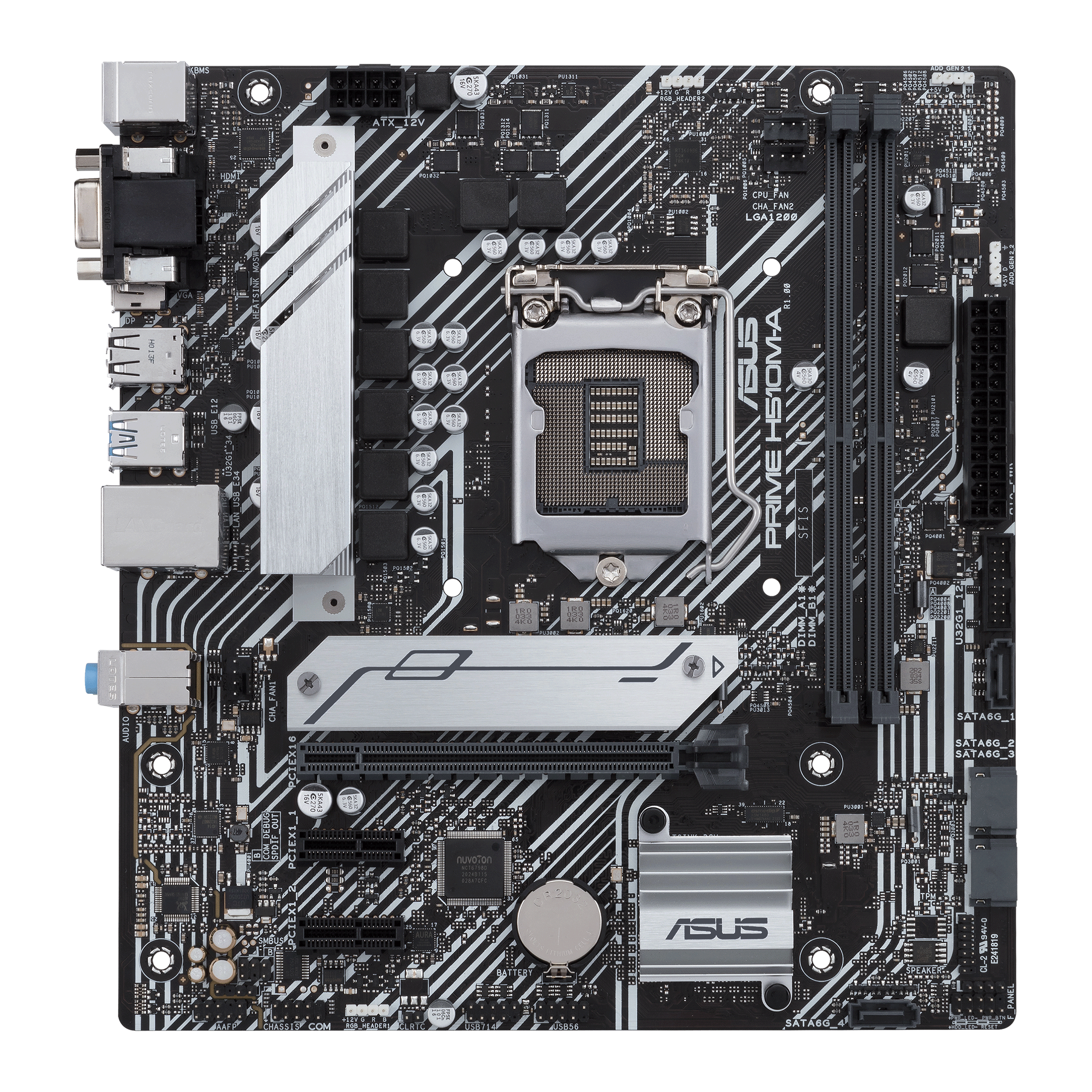 Placa-Mãe Asus Prime H510M-E Intel LGA1200, microATX, DDR4, M.2 Nvme -  Ibyte Atacado