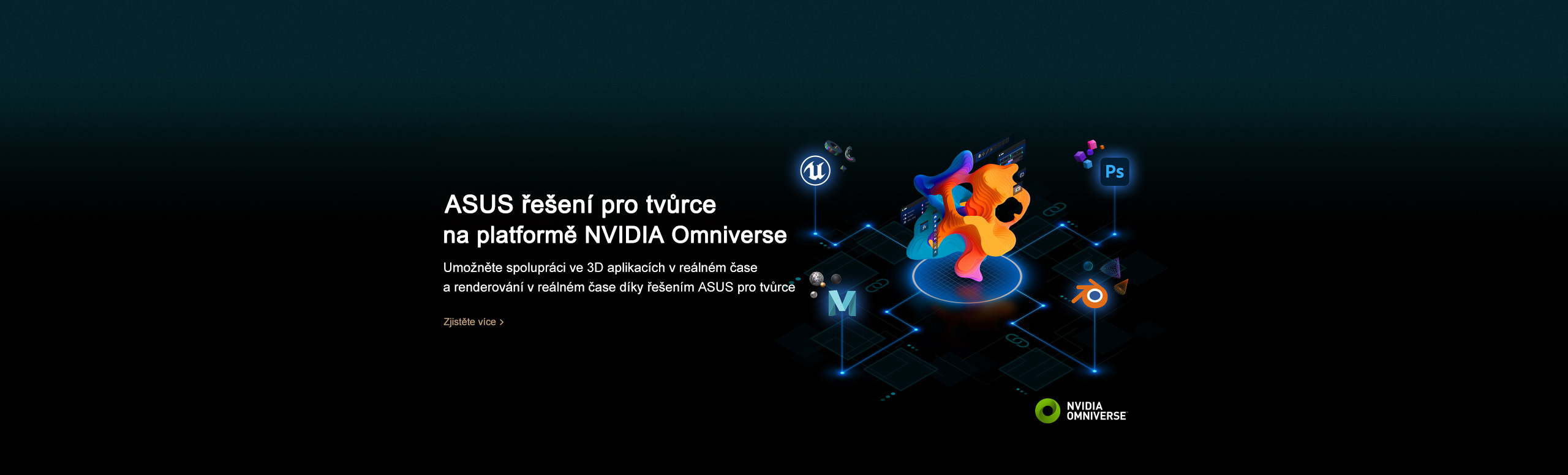 Další informace o zařízeních ProArt a platformě NVIDIA Omniverse