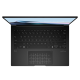 ASUS Zenbook 14 OLED Crni otvoren pod 90 stupnjeva, pogled odozgo s naglaskom na tipkovnicu.