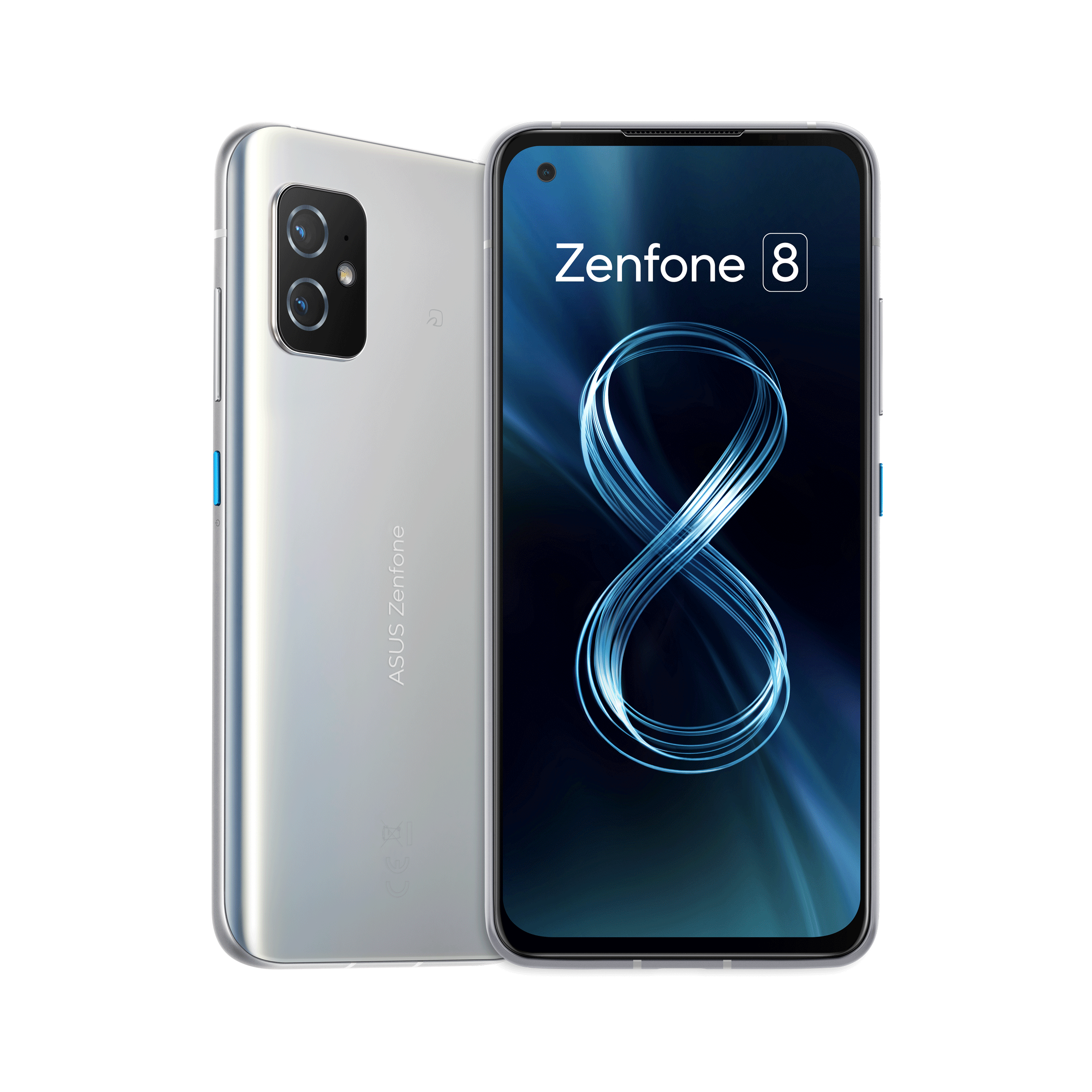 【ジャンク】Zenfone8 ホワイトスマホ/家電/カメラ