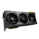 Front angled view of the TUF Gaming RX 7900 XTX graphics card