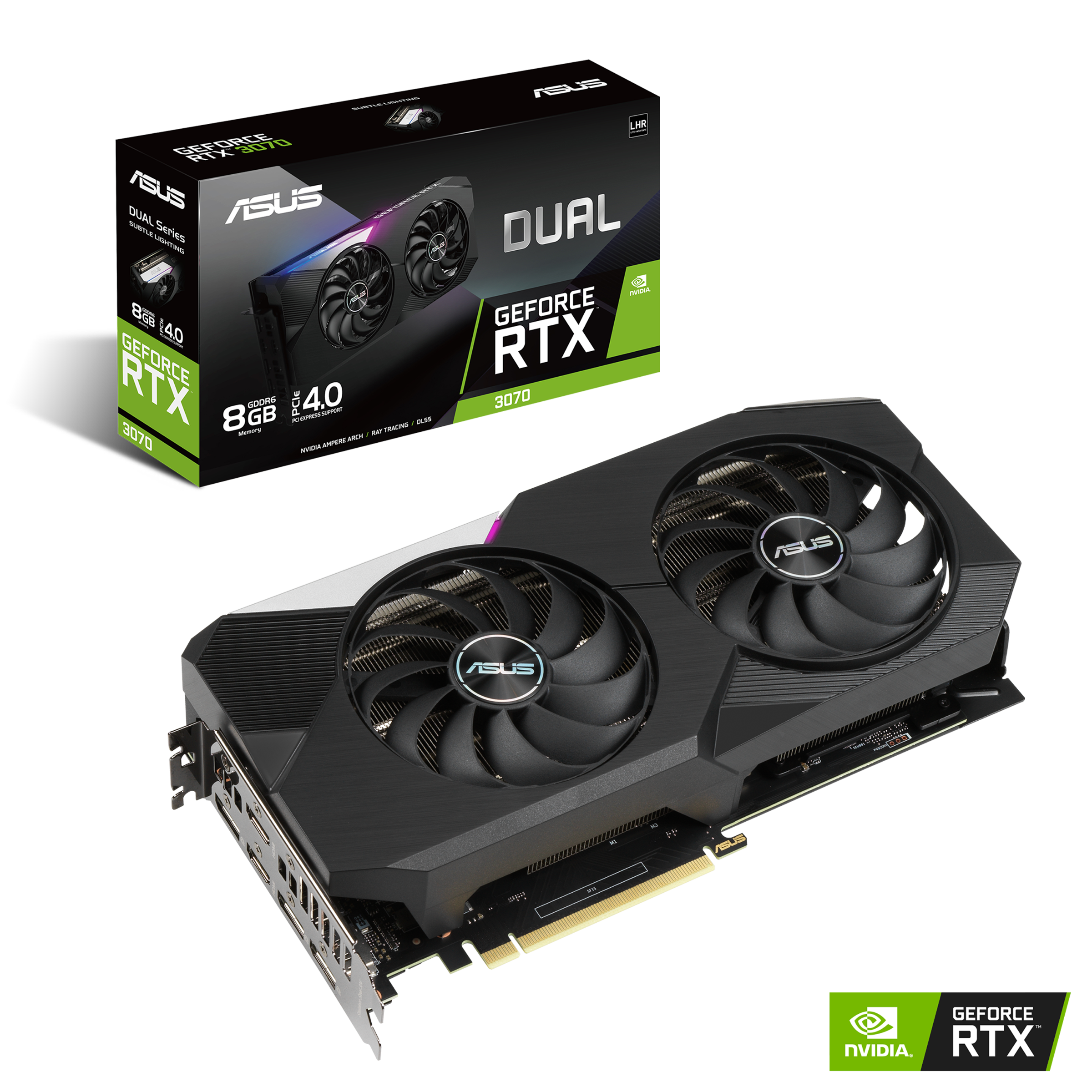 ASUS Dual GeForce RTX™ 3070 V2 8GB GDDR6 | Graphics Card