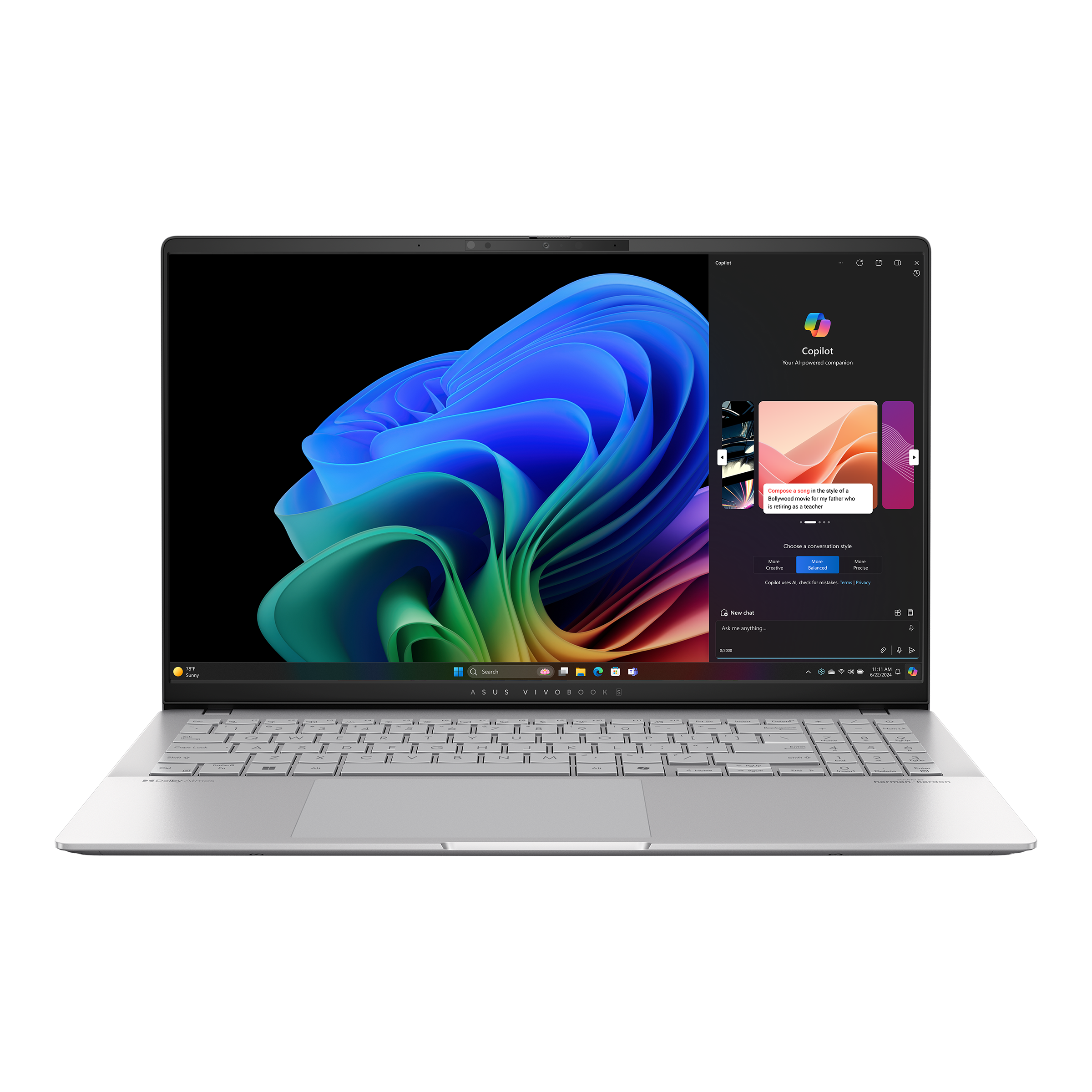 ASUS Vivobook S 15 (S5507) Copilot+ ПК｜Ноутбуки для дома