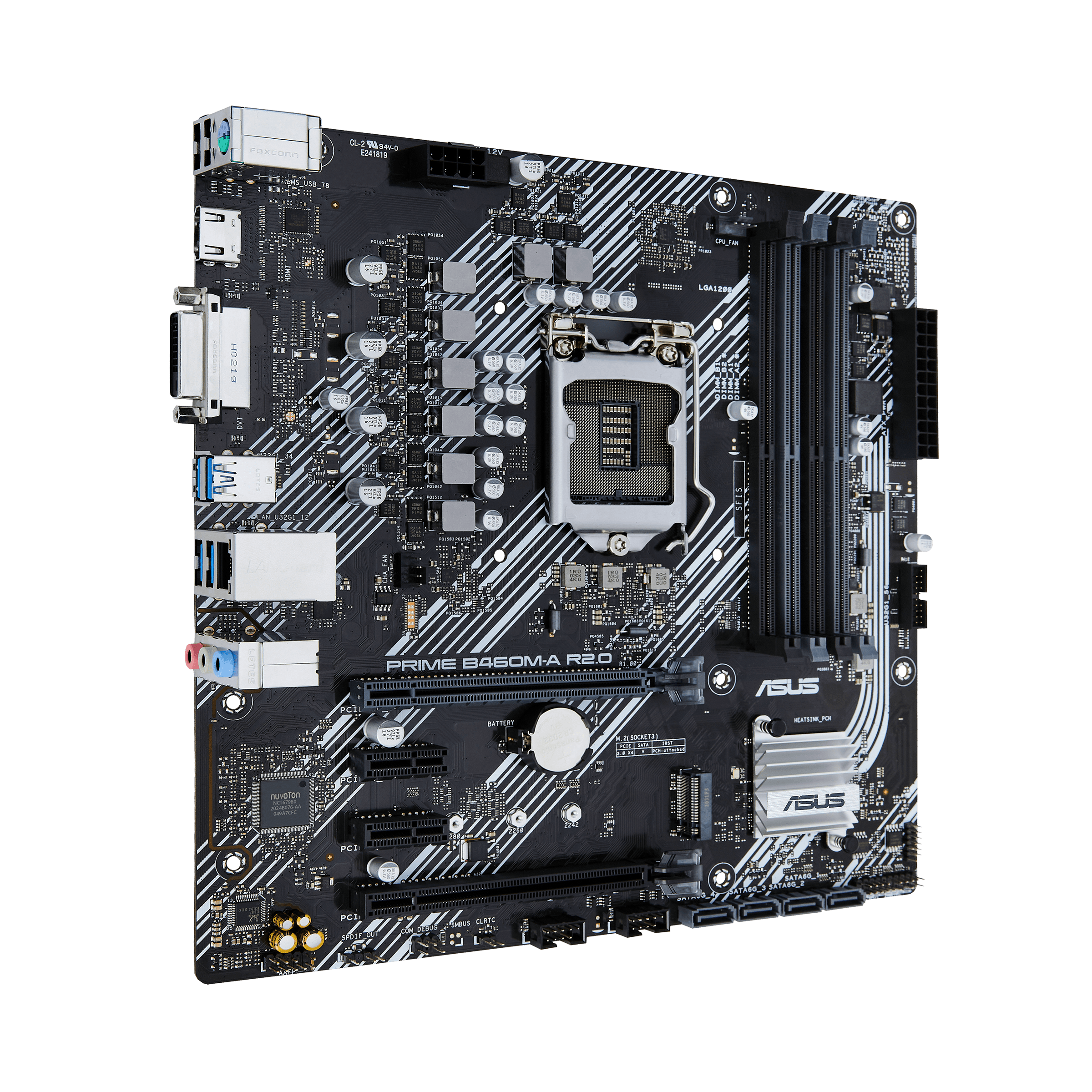 Placa Mãe Asus Prime B460M-A, Chipset B460, Intel LGA 1200, mATX, DDR4