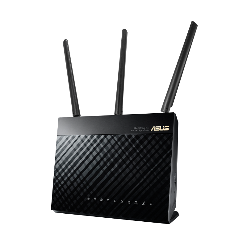 PC周辺機器ASUS WiFi 無線LANルーター RT-AC68U 11ac