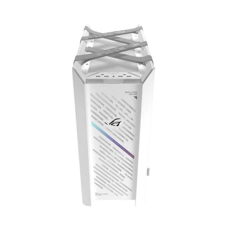 ROG Strix Helios II White top-down view