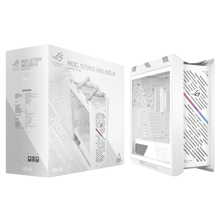 ROG Strix Helios II White color box and chassis