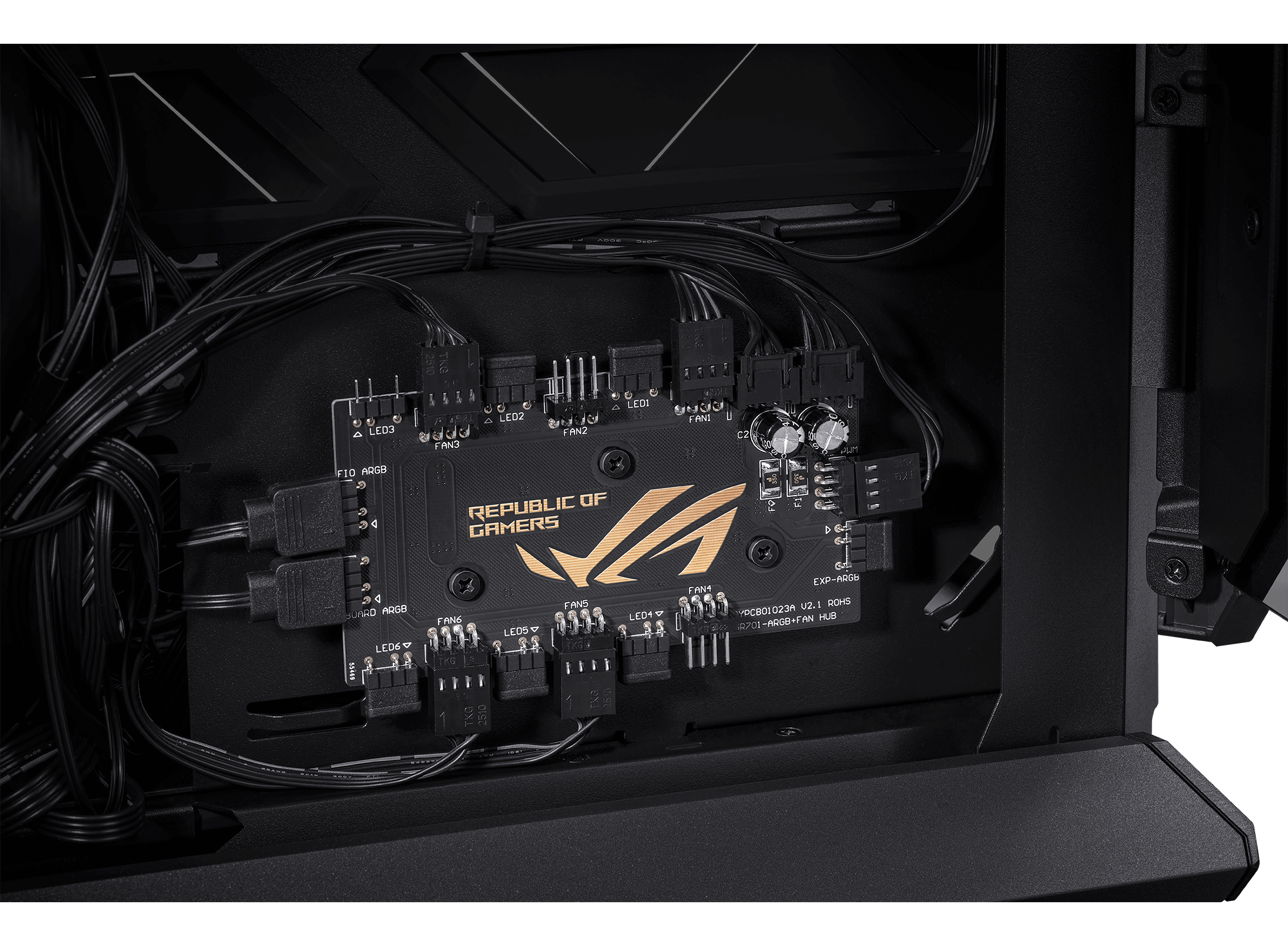 ROG Hyperion GR701 ARGB and Fan hub question about - Republic