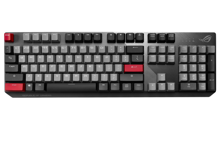 ASUS RGB Mechanical Gaming Keyboard - ROG Strix Scope TKL | Cherry MX Brown  Switches | 2X Wider Ctrl Key for FPS Precision | Gaming Keyboard for PC