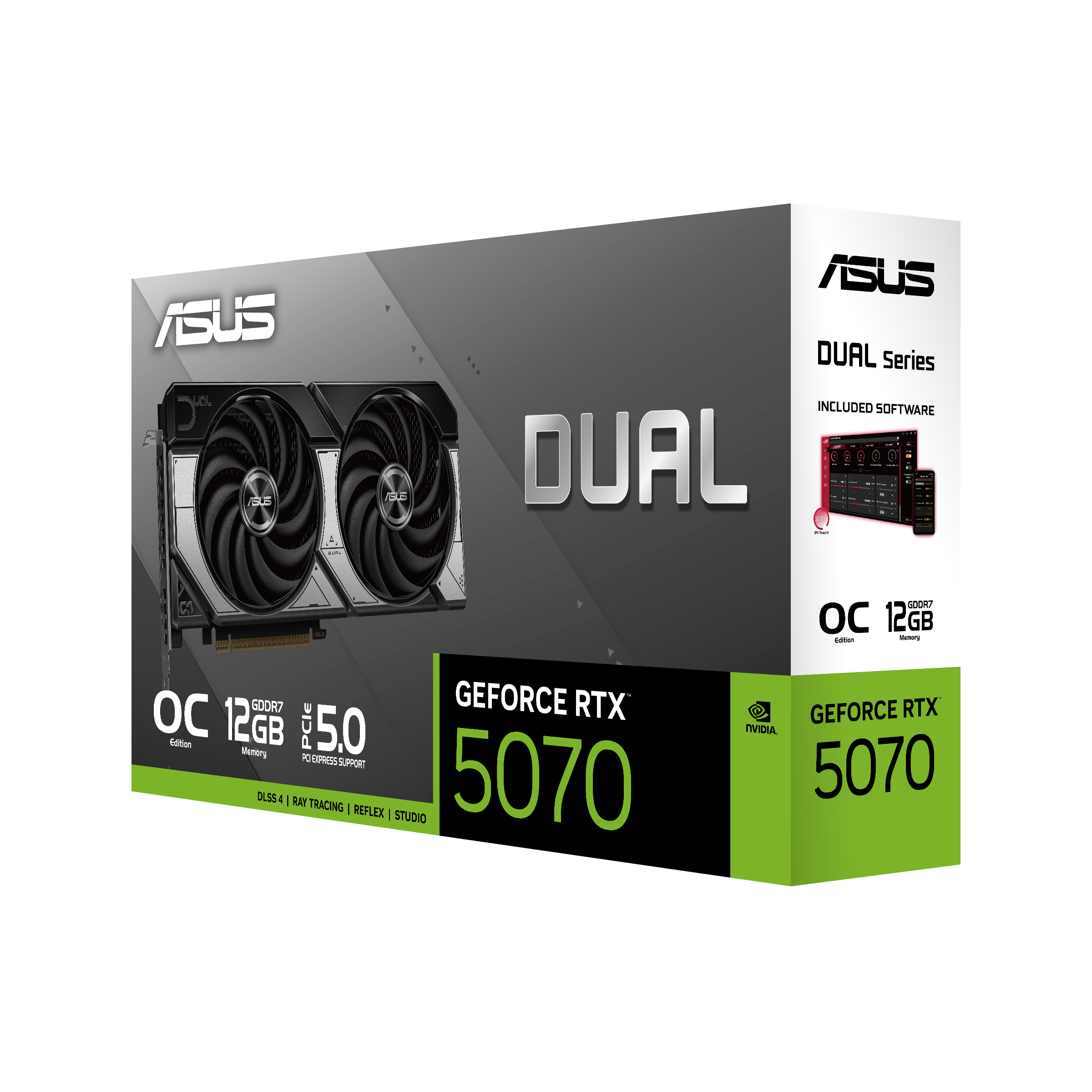 新品保証付 ASUS DUAL RTX 5070 O12G GDDR7 Amazon | ASUS Dual GeForce RTX 5070 12GB GDDR7 OC Edition