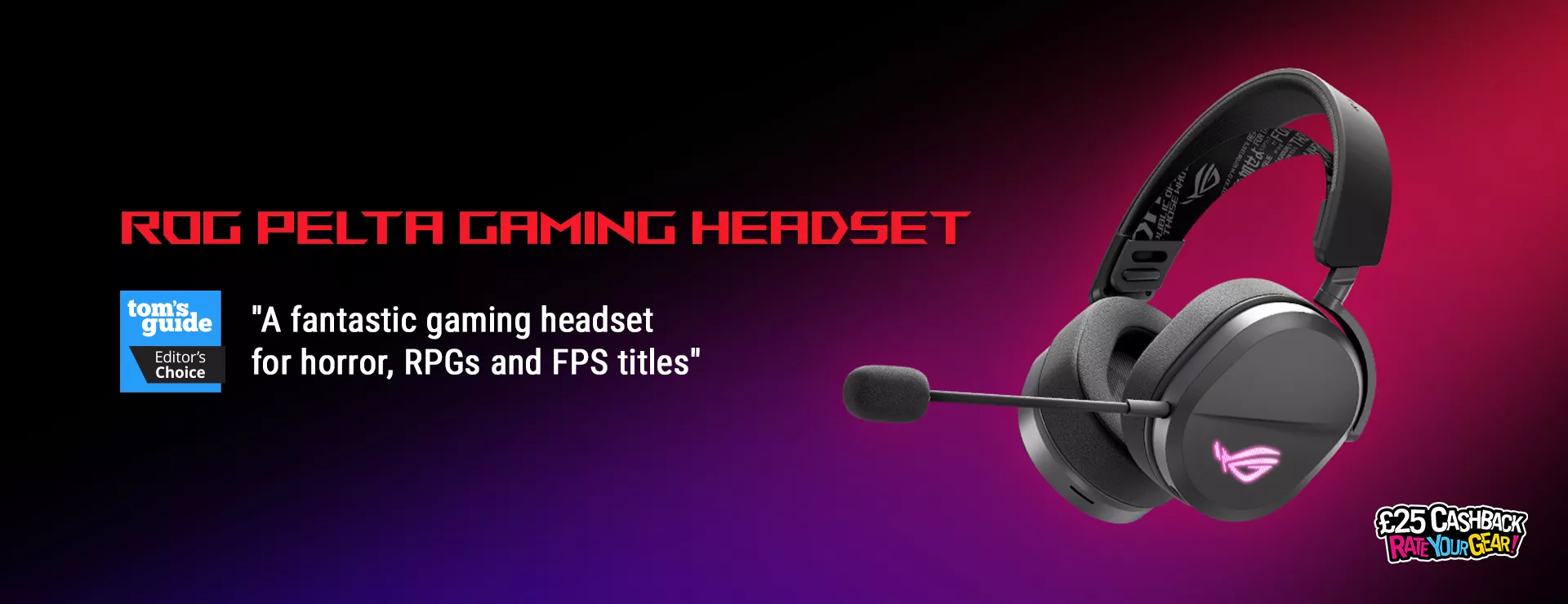ROG Pelta -Tri-mode RGB gaming headset award