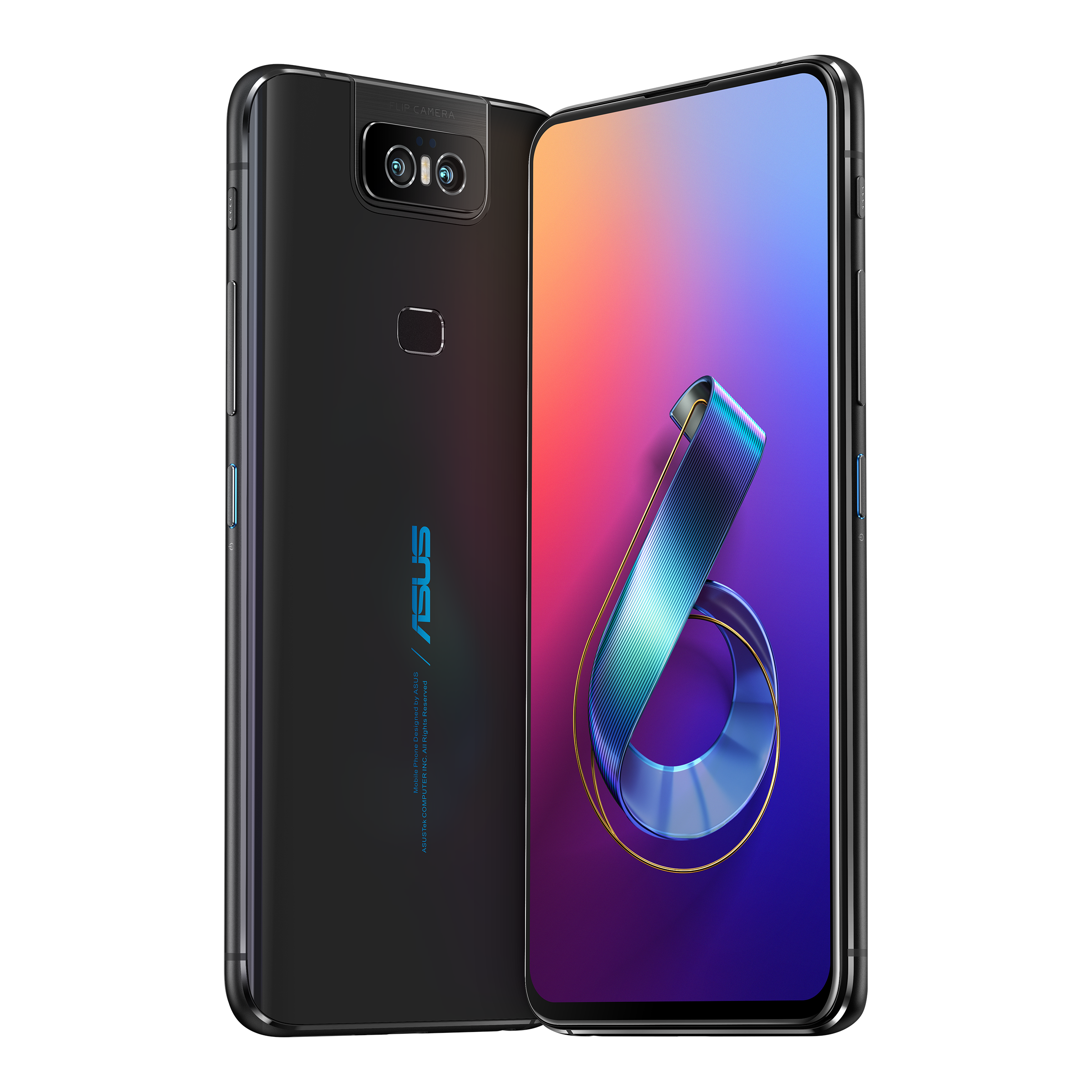  ASUS ZenFone 6 (ZS630KL-S855-6G64G-BK) - 6.4” FHD+ 2340x1080  All-Screen NanoEdge Display - 48MP Flip Camera – 6GB RAM - 64GB Storage -  LTE Unlocked Dual SIM Cell Phone - US Warranty 