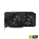 Dual series of GeForce RTX 2060 EVO graphics card with NVIDIA logo, front view 