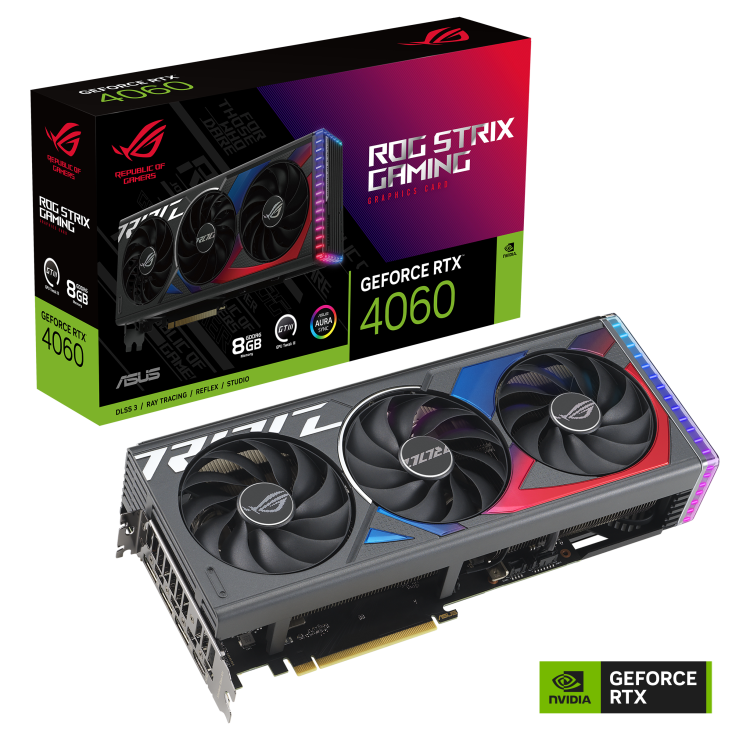 Rog Strix Geforce Rtx™ 4060 8gb Gddr6 Gaming Graphics Cards｜rog