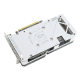 ASUS DUAL GeForce RTX 4060 Ti White graphics card rear view 