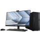 ASUS ExpertCenter D7 Mini Tower D700MER paired with an ASUS monitor and keyboard and mouse