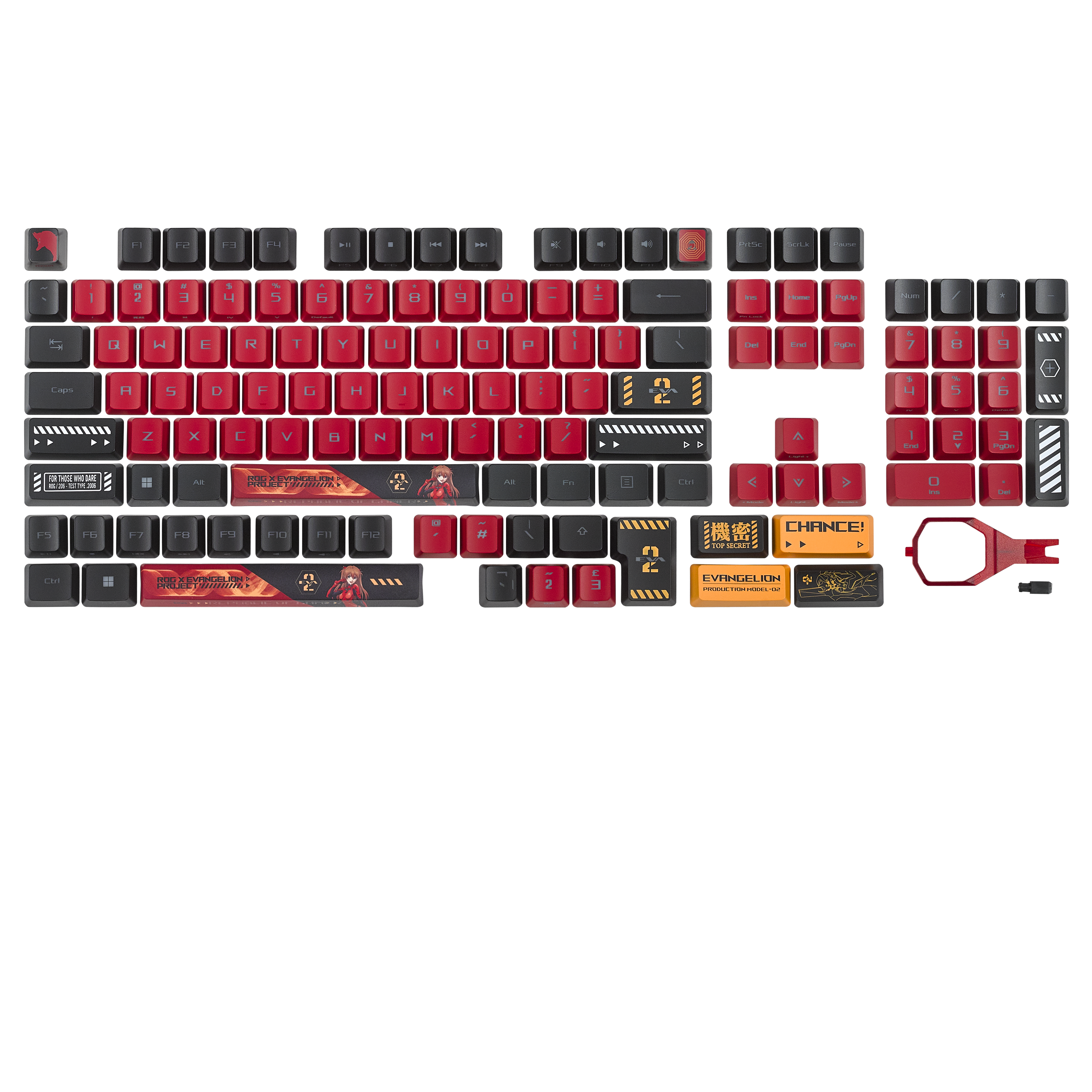 ROG Keycap Set For RX Switches EVA-02 Edition | Gaming keyboards ...