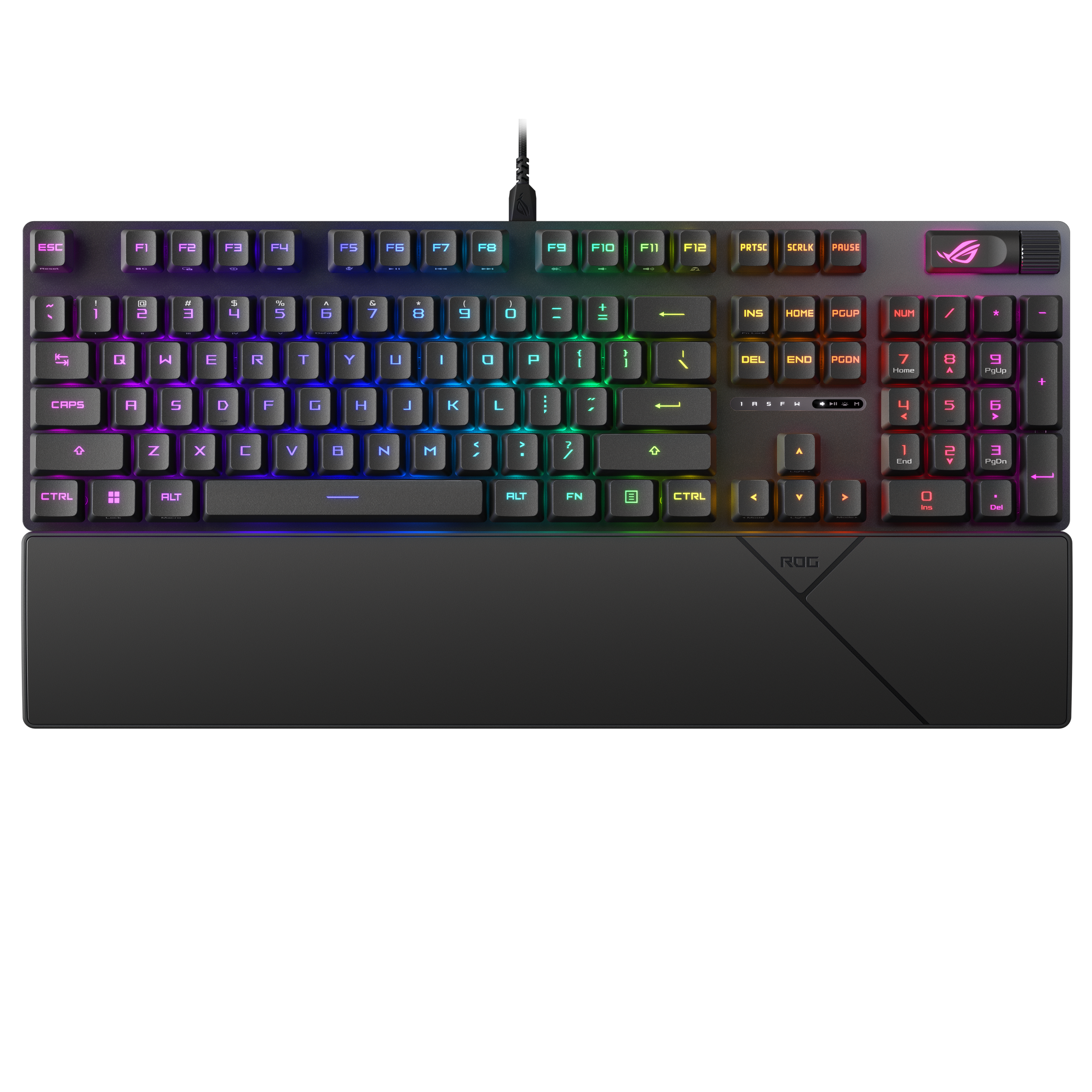 TECLADO ASUS XA05 ROG STRIX SCOPE RX/RD/US RGB GAMING ROG RX RED OPTICAL  MECHANICAL SWITCH USB 2.0, TECLADO