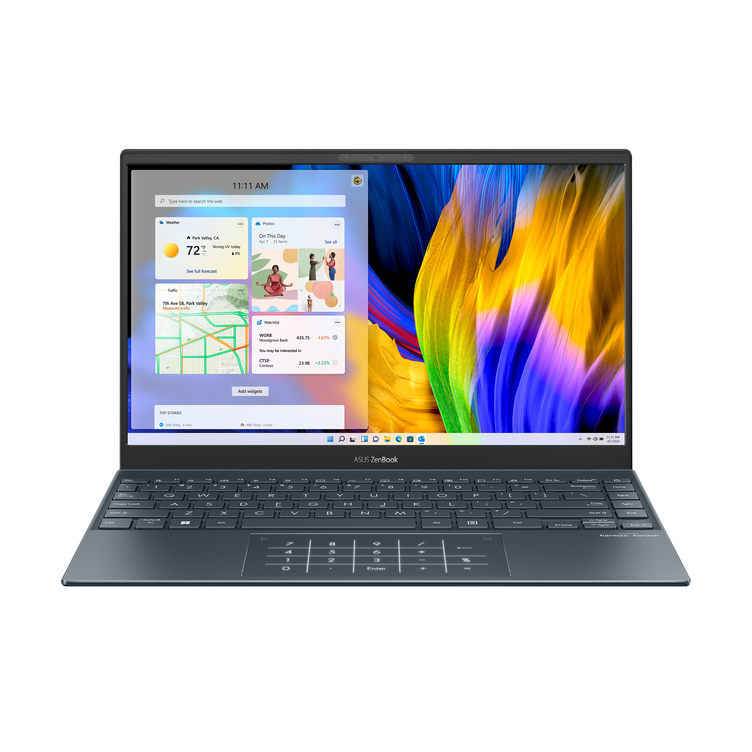 ASUS ZenBook 13 ScreenPad2.0搭載