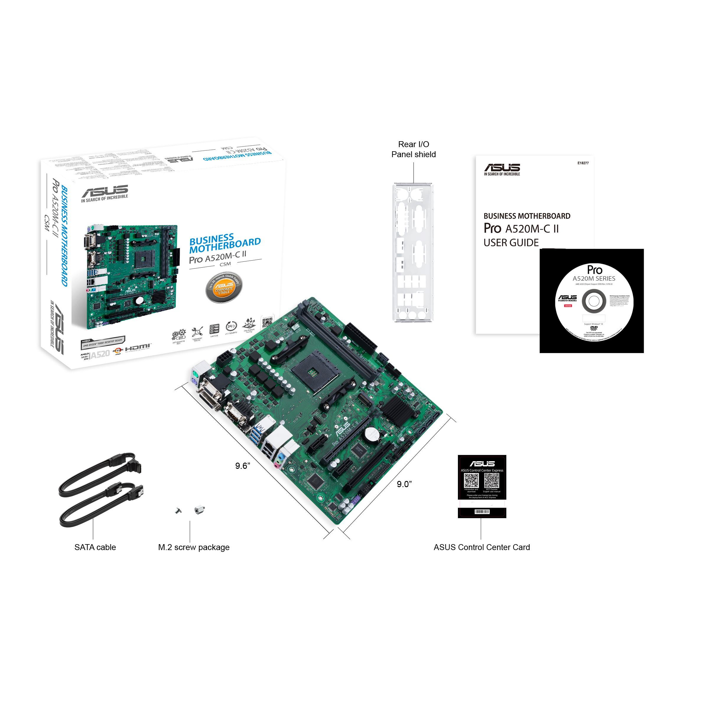 Pro A520M-C II/CSM｜Motherboards｜ASUS Global