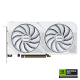 ASUS DUAL GeForce RTX™ 5060 Ti White edition graphics card, front view with NVIDIA logo