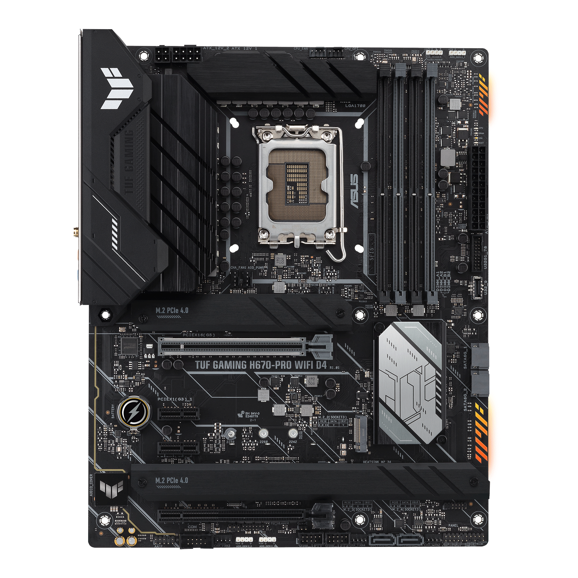 TUF GAMING H670-PRO WIFI D4｜マザーボード｜ASUS 日本