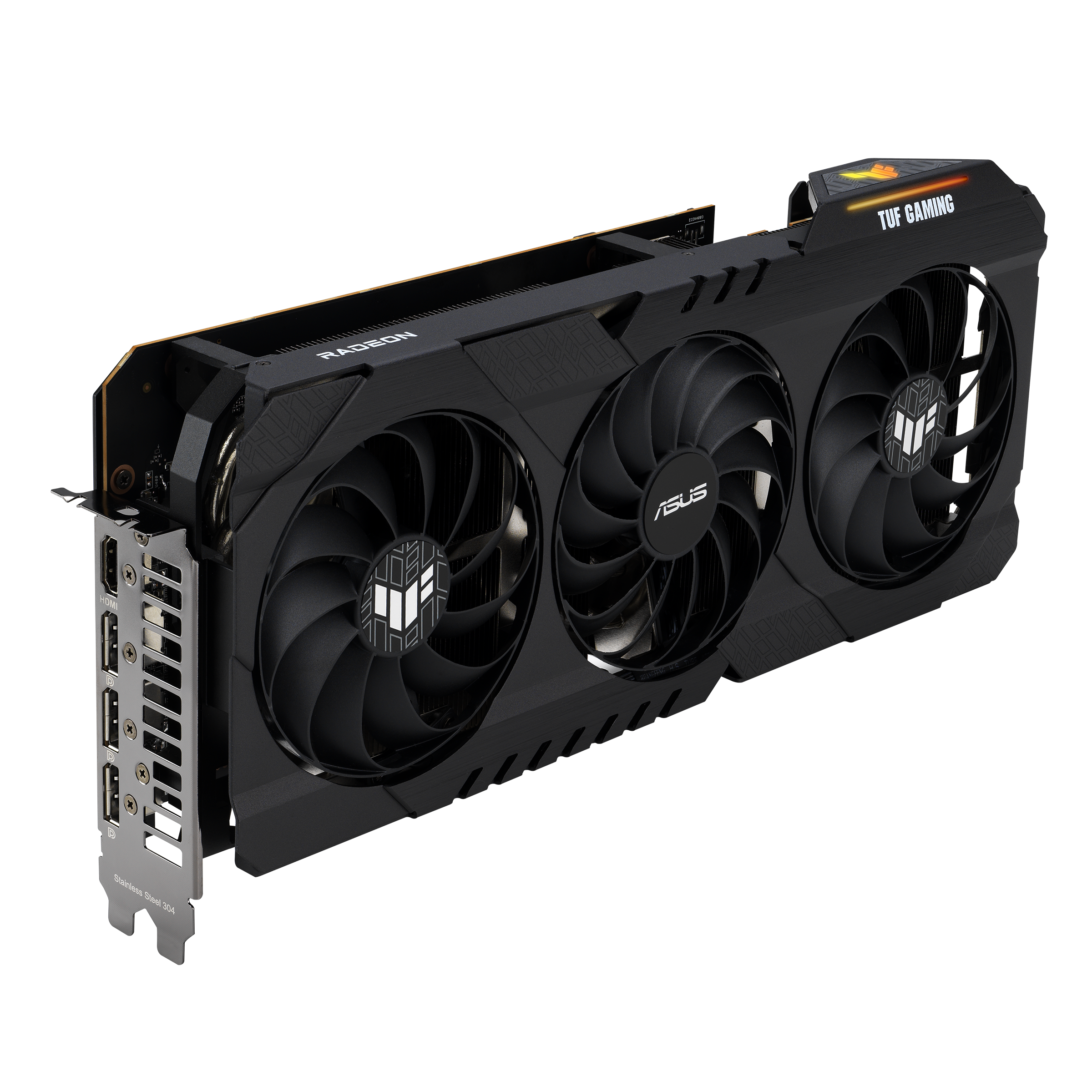 ASUS TUF Gaming AMD Radeon RX 6700 XT OC Edition Graphics Card AMD RDNA 2,  PCIe 4.0, 12GB GDDR6, HDMI 2.1, DisplayPort 1.4a, Dual ball fan bearings