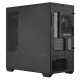 ASUS Prime AP202 ARGB Black rear to front shot showing right side mesh on the panel 