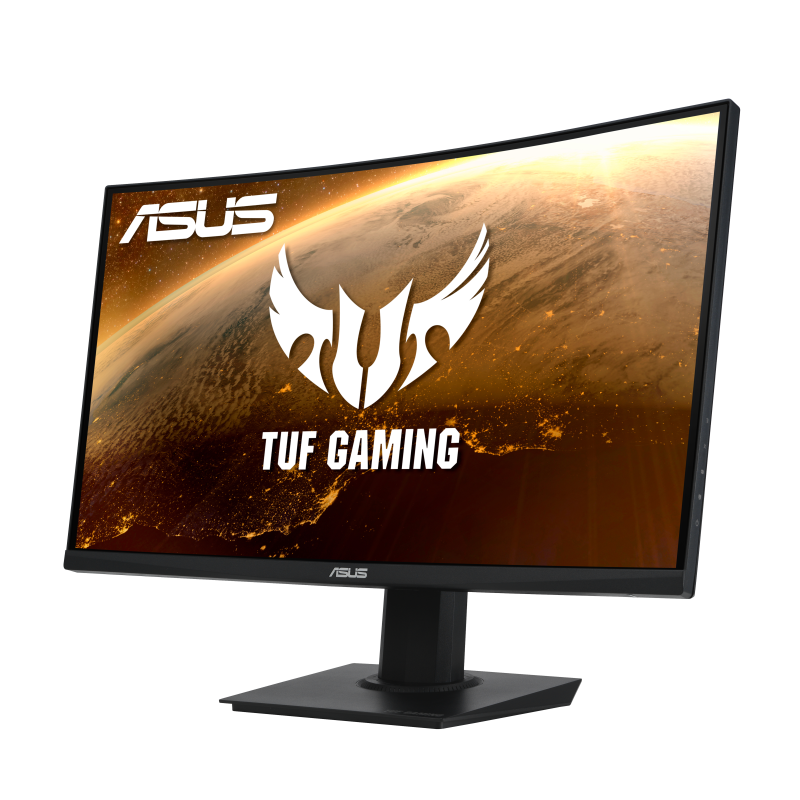 TUF GAMING VG24VQE, front view to the left
