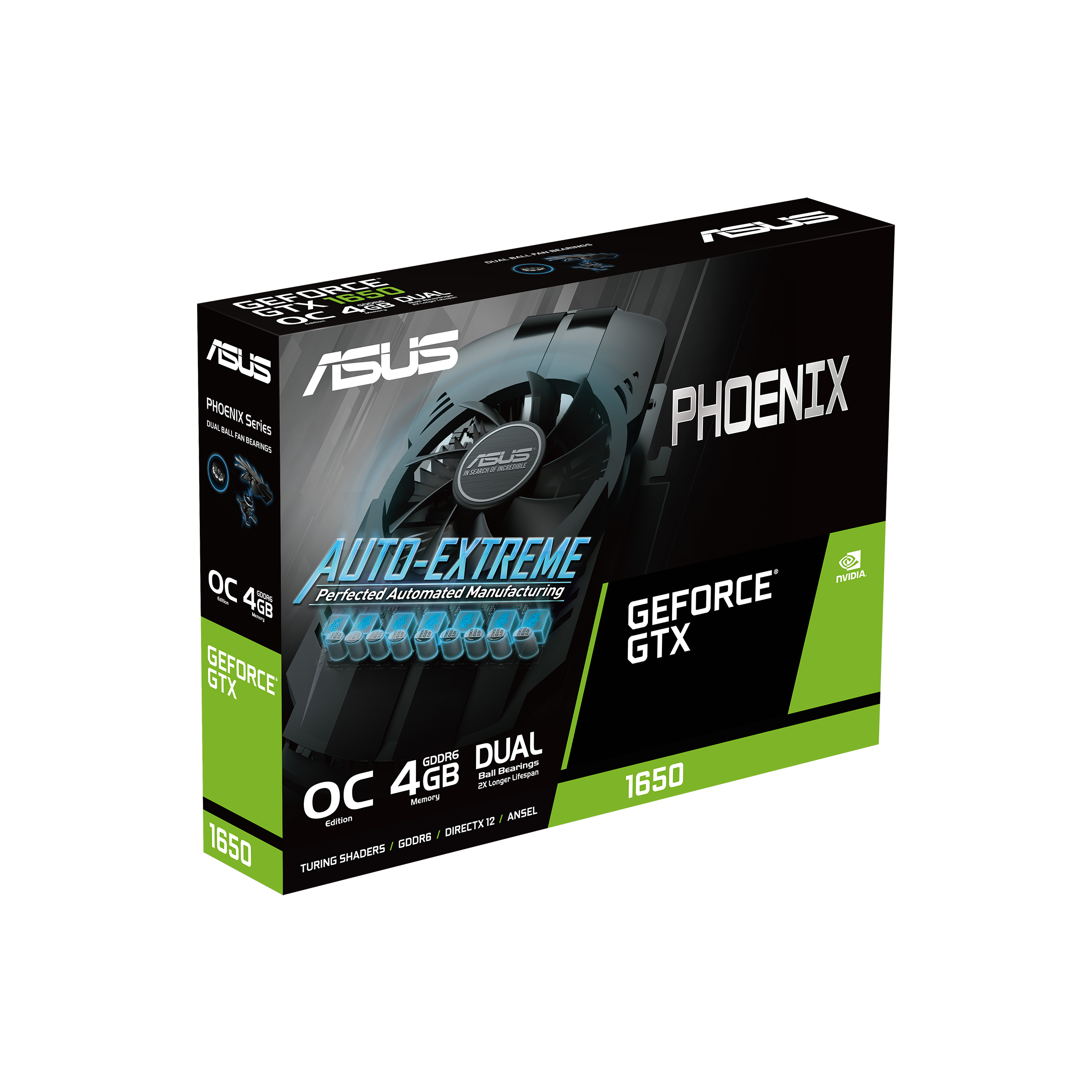 ASUS Phoenix GeForce® GTX 1650 EVO OC Edition 4GB GDDR6 | Graphics 