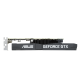 ASUS Dual GeForce GTX 1650 OC Edition 4GB EVO top down view with the focus on heatsink